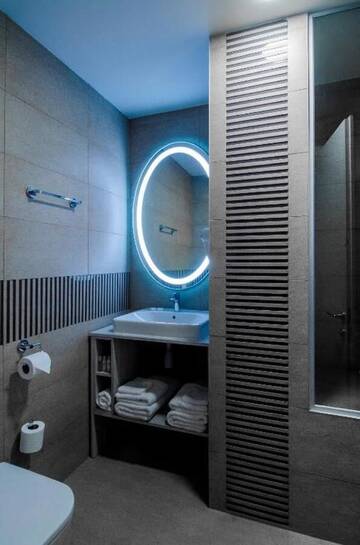 Семейный номер с ванной в Отеле Hotel Milano